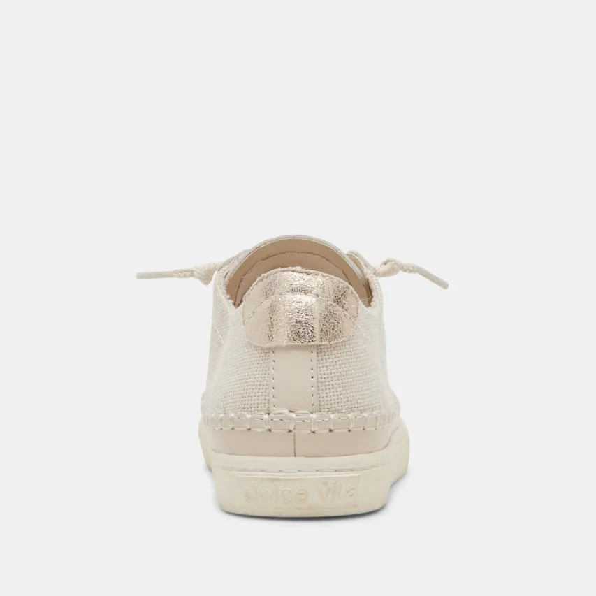 ZOLEN SNEAKERS NATURAL CANVAS^Dolce Vita Hot