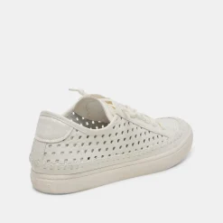 ZOLEN SNEAKERS WHITE PERFORATED LEATHER^Dolce Vita Discount